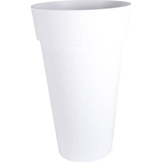 EDA Vase Toscane XXL - Ø 48 x H 80 cm - 90 L - Blanc - Paloma Tech