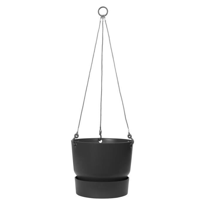 elho Greenville Suspension Noir Ø 24 cm Ampel - 123 - Paloma Tech