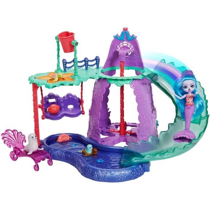 Enchantimals - Parc aquatique des Sirenes - Accessoire Mini-poupée - Des 4 ans HCG03