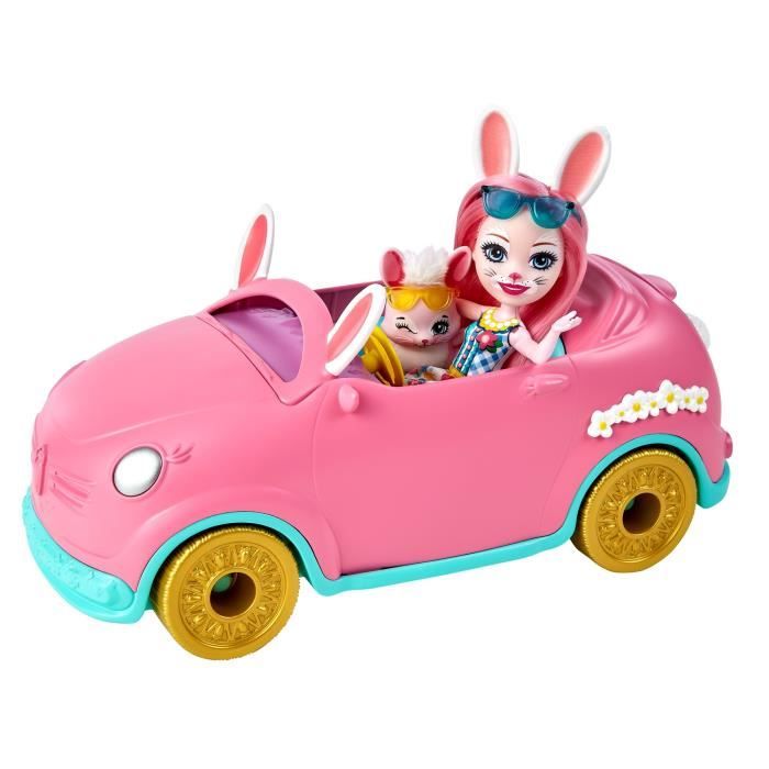 Enchantimals - Voiture Lapinmobile - Accessoire Mini-poupée - Des 4 ans HCF85