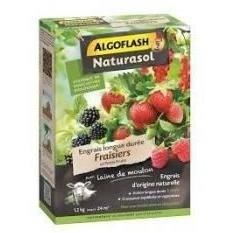 Engrais Fraisiers et Petits Fruits - ALGOFLASH NATURASOL - Longue durée - 1,2 kg - Paloma Tech