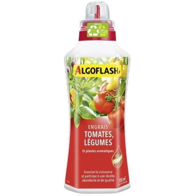 Engrais Tomates et Légumes - ALGOFLASH NATURASOL - 750 mL - Paloma Tech