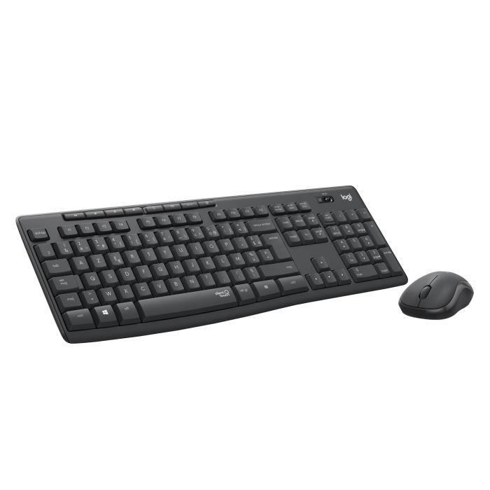 Ensemble clavier et souris Logitech Logitech MK295 ensemble souris clavier sans fil silence - Paloma Tech