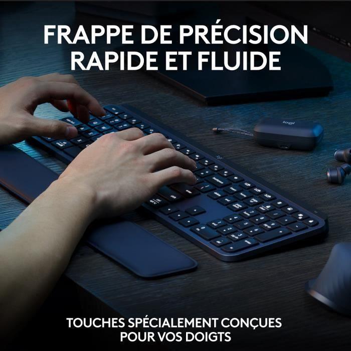 Ensemble clavier et souris Logitech MX Keys S Combo - Clavier et Souris Sans Fil Performants avec Repose Poignet - Paloma Tech