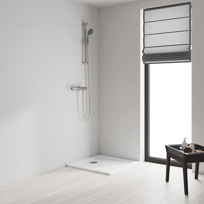 Ensemble de douche thermostatique mural GROHE - Precision Trend THM - Chromé