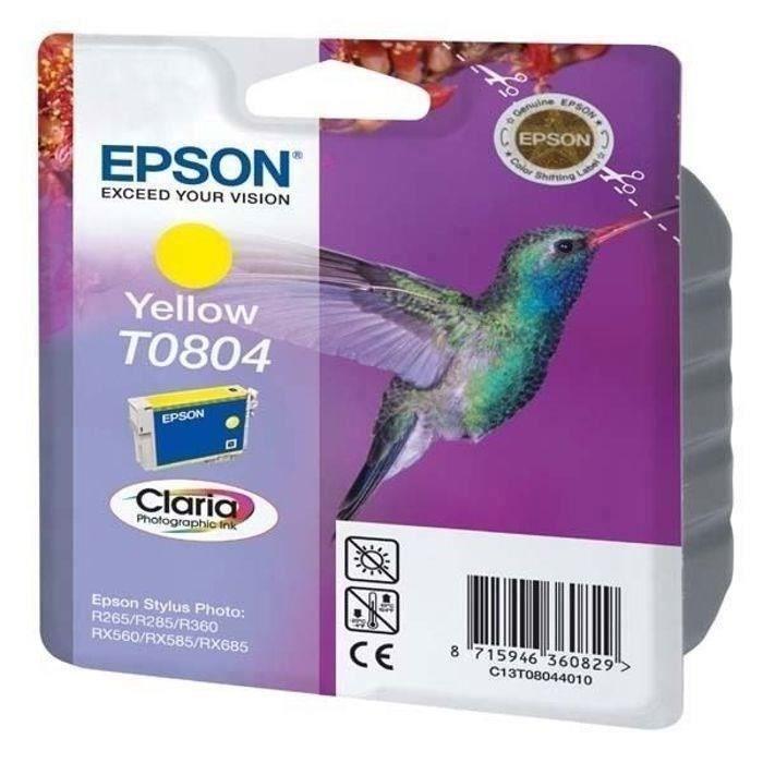 EPSON Cartouche d'encre T0804 Jaune - Colibri (C13T08044011) - Paloma Tech