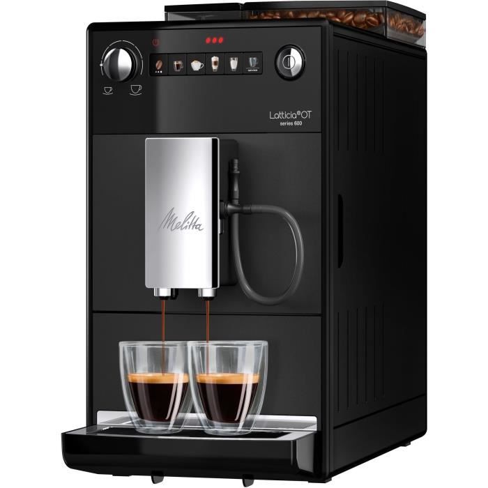 Expresso avec broyeur Melitta LATTICIA ONE TOUCH F300-100 NOIR MAT