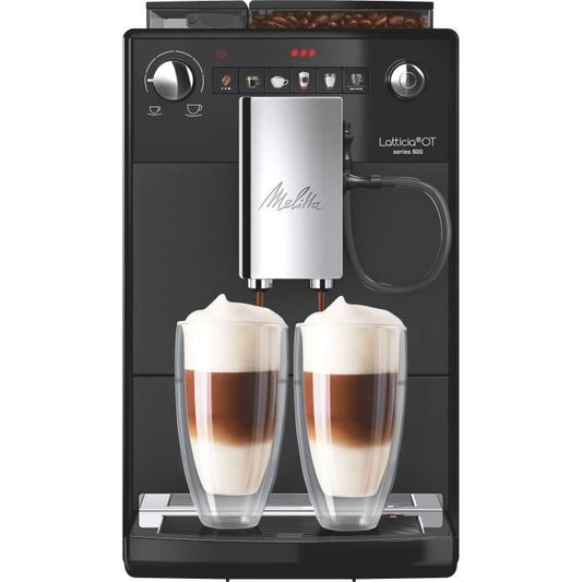 Expresso avec broyeur Melitta LATTICIA ONE TOUCH F300-100 NOIR MAT