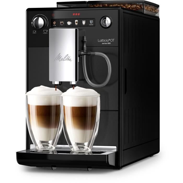 Expresso avec broyeur Melitta LATTICIA ONE TOUCH F300-100 NOIR MAT