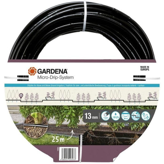 Extension de tuyau a goutteurs incorporés - GARDENA - 25 m - Enterré et en surface - Paloma Tech