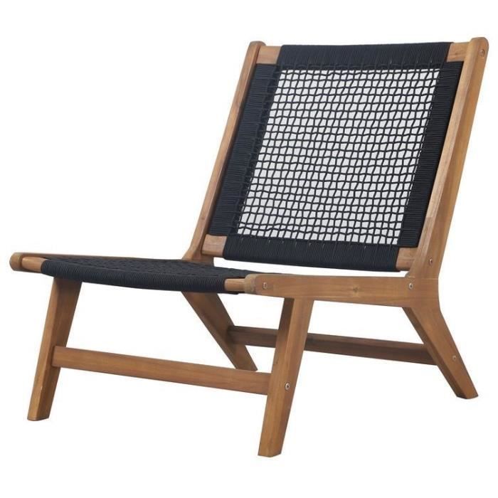 Fauteuil de jardin TAVARUA bois acacia FSC 60 x 81 x 72 cm - Paloma Tech