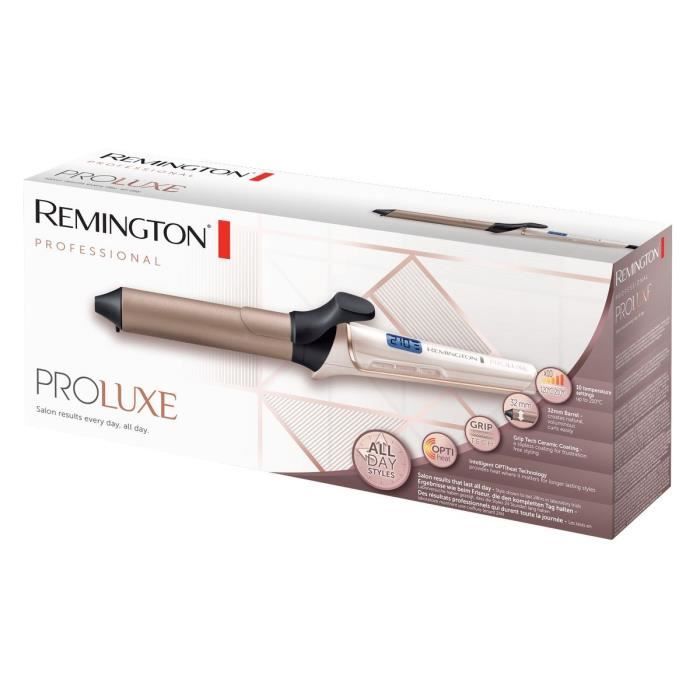 Fer a boucler Remington PROluxe CI9132 - 32mm -Technologie Intelligente OPTIheat chaleur constante ciblée