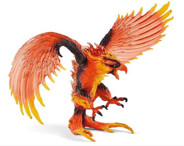 Figurine Aigle de Feu aux ailes mobiles et détails réalistes Cadeau pour enfants Des 4 ans Schleich 42511 ELDRADOR