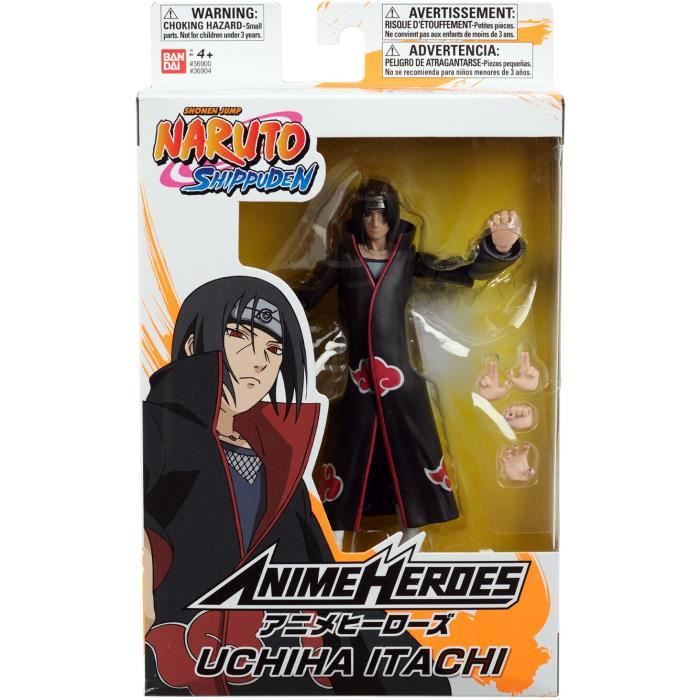 Figurine Anime Heroes 17 cm - Itachi Uchiwa - BANDAI - Naruto Shippuden