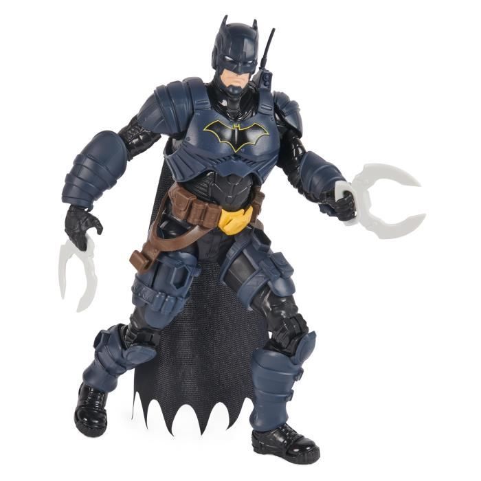 Figurine articulée Batman en armure tactique avec accessoires pour enfants à partir de 4 ans