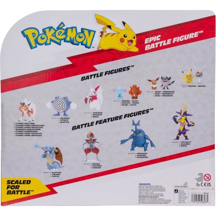 Figurine - BANDAI - Pokémon légendaires Rexilius - 30 cm articulée a l’échelle des dessins animés