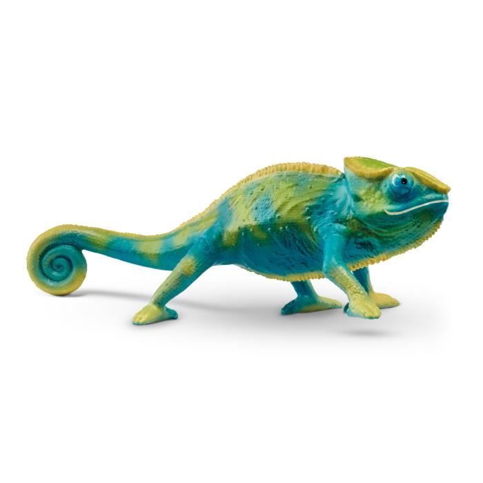 Figurine Caméléon Figurine qui change de couleur avec la chaleur jouet pour enfants des 3 ans - Schleich 14858 WILD LIFE