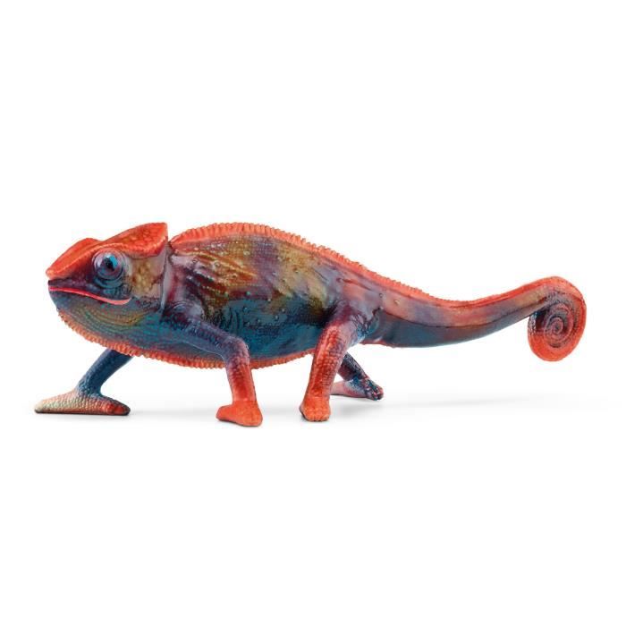 Figurine Caméléon Figurine qui change de couleur avec la chaleur jouet pour enfants des 3 ans - Schleich 14858 WILD LIFE