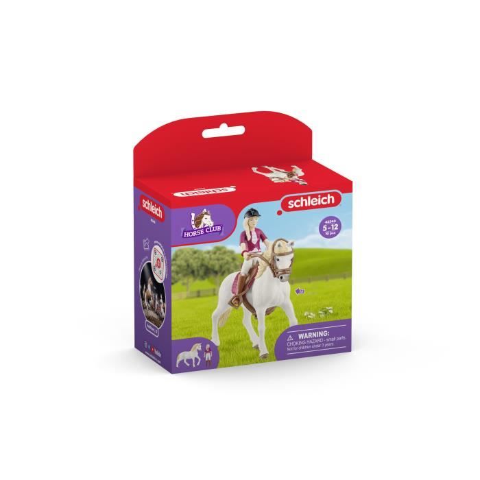 Figurine Cavaliere Sofia et Blossom coffret schleich avec 10 éléments inclus dont 1 cheval schleich andalou