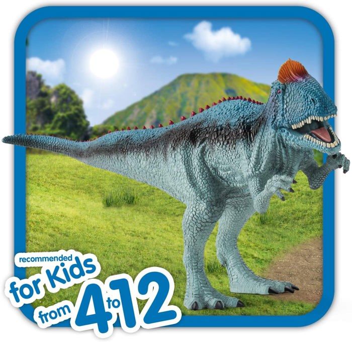 Figurine Cryolophosaure - SCHLEICH - Dinosaurs - Modele violet - Pour enfants de 3 ans