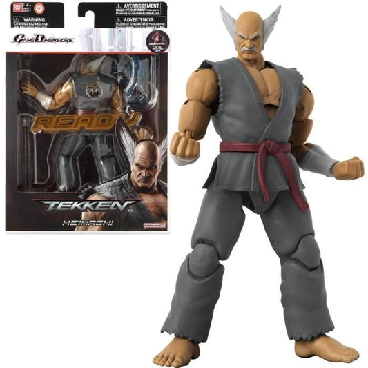 Figurine d’action Heihachi Mishima - Tekken - Bandai - Game Dimensions - 17 cm