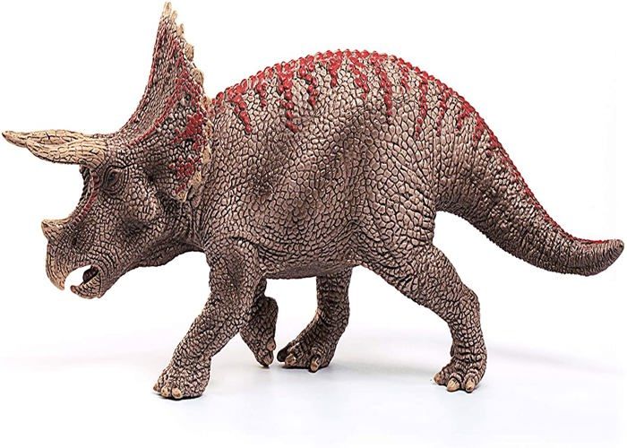 Figurine de Tricératops Réaliste - Figurine Dinosaure Authentique et Durable de l’ere Jurassique - Jouet Détaillé