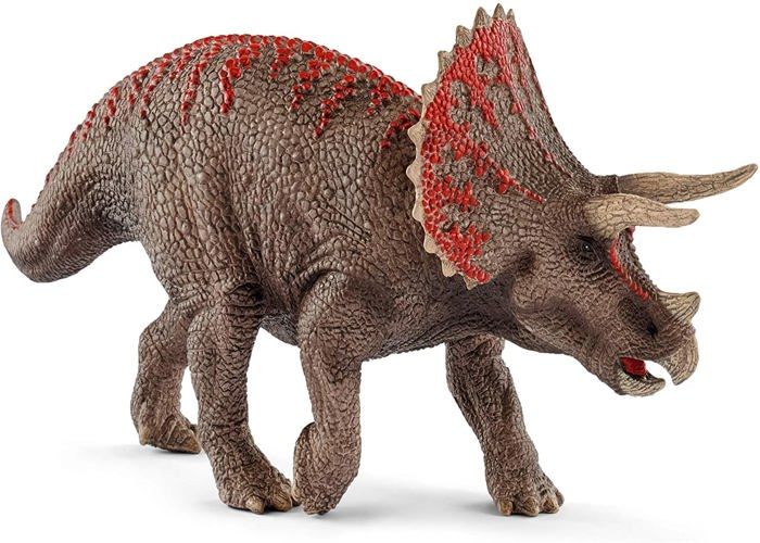 Figurine de Tricératops Réaliste - Figurine Dinosaure Authentique et Durable de l’ere Jurassique - Jouet Détaillé