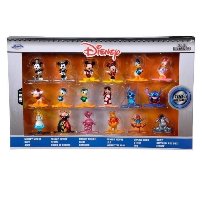 Figurine Disney - 18 pieces - Métal - 4cm