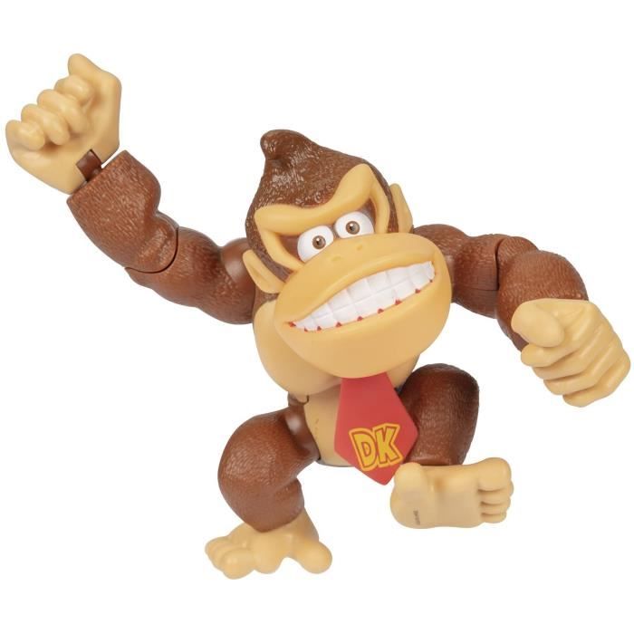 Figurine Donkey Kong - Super Mario - JAKKS - 15 cm - Articulée en 10 points