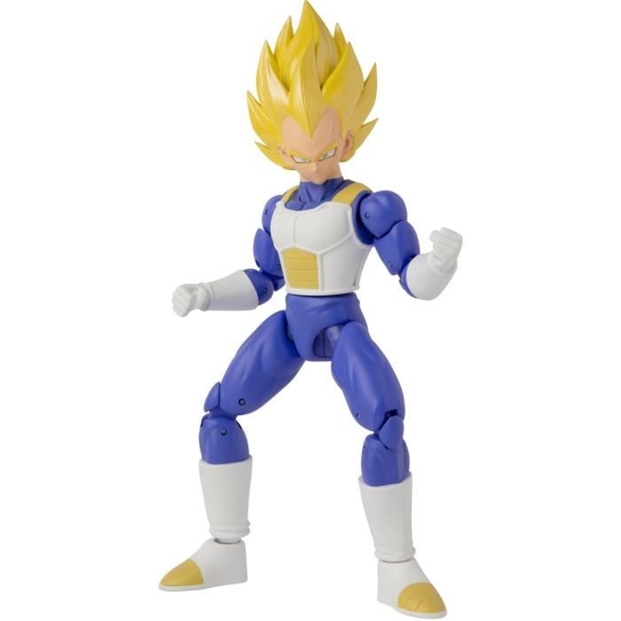 Figurine Dragon Ball Super - Super Saiyan Vegeta - 17 cm - 16 points d’articulation