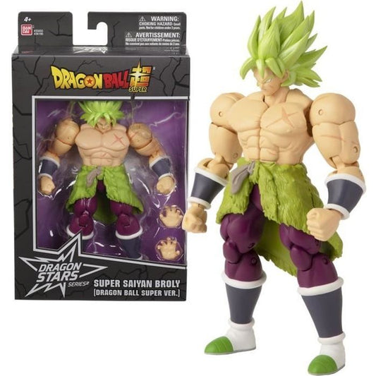 Figurine Dragon Stars - BANDAI - Broly Super Saiyan - 17cm - 16 points d’articulation