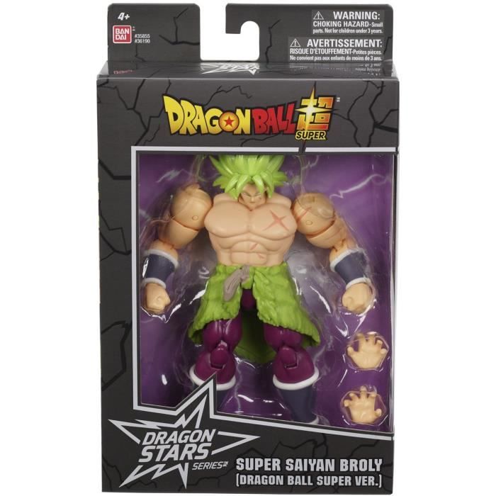 Figurine Dragon Stars - BANDAI - Broly Super Saiyan - 17cm - 16 points d’articulation