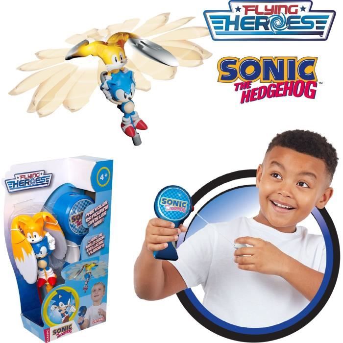 Figurine FLYING HERoeS Sonic - Jouet volant sans piles pour enfant de 4 ans