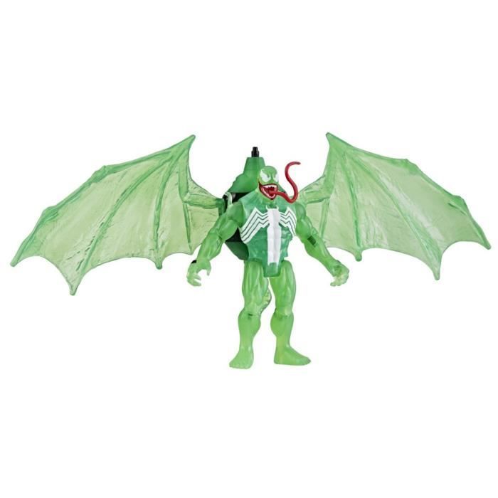 Figurine Green Symbiote Hydro-Ailes figurine de 10 cm avec véhicule jouets de super-héros pour enfants a partir de 4 ans