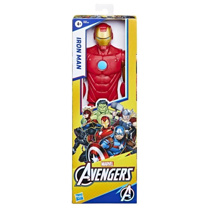 Figurine Iron Man 30 cm jouet Avengers Titan Hero Series pour enfants a partir de 4 ans Marvel