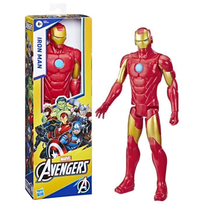 Figurine Iron Man 30 cm jouet Avengers Titan Hero Series pour enfants a partir de 4 ans Marvel