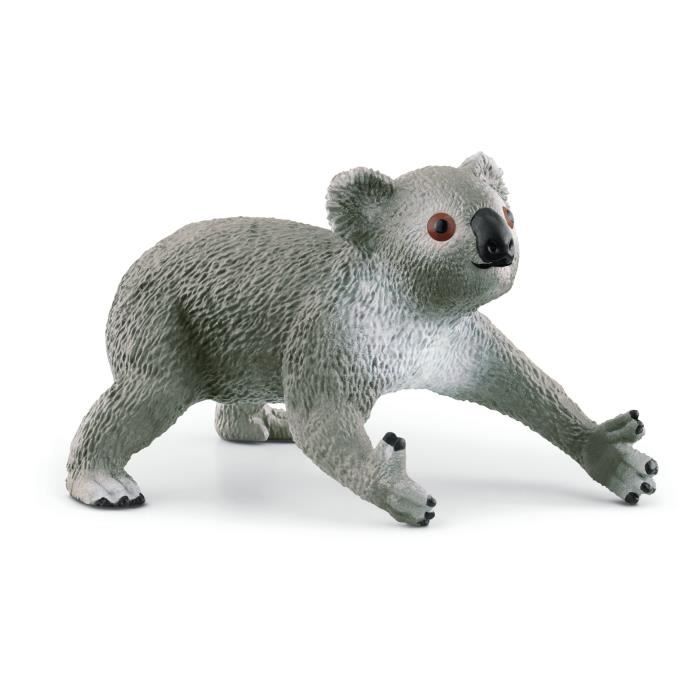 Figurine Maman et Bébé Koala pour enfants des 3 ans 13,6 x 5,8 x 19,2 cm -Schleich 42566 WILD LIFE