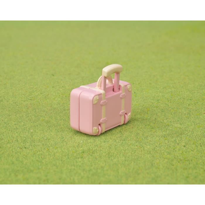 Figurine miniature - Maman Lapin neige et sa valise de weekend - SYLVANIAN FAMILIES