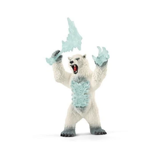 Figurine mythique Ours du blizzard avec arme Figurine d’action fantastique tres durable Pour Garçons et Filles