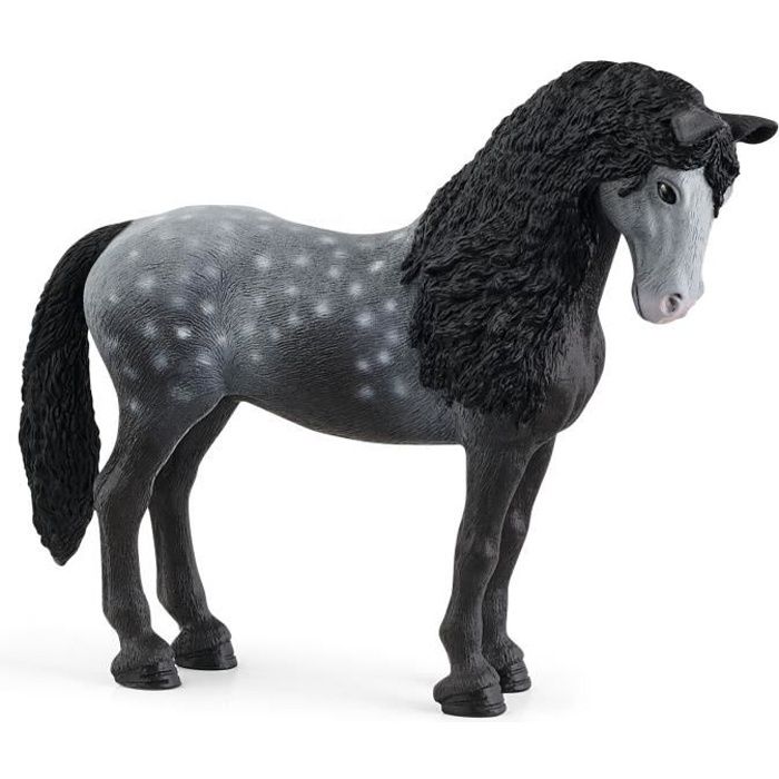 Figurine - SCHLEICH - Jument pure race espagnole - Longue criniere ondoyante - Race andalouse - Multicolore