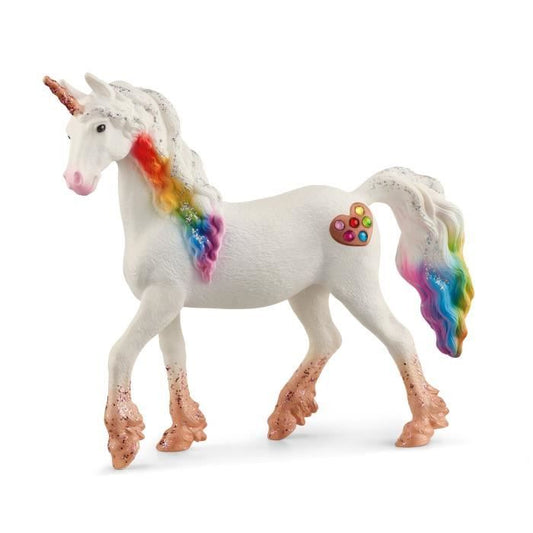 Figurine - SCHLEICH - Licorne arc-en-ciel femelle - Gamme bayala