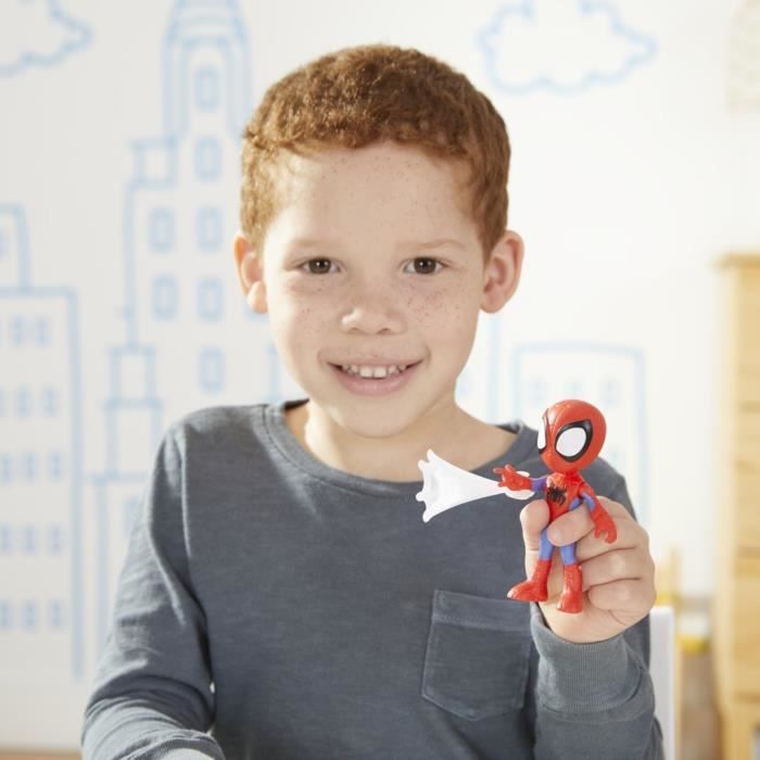 Figurine Spidey de 10 cm inclut 1 accessoire pour enfants a partir de 3 ans Marvel Spidey and His Amazing Friends