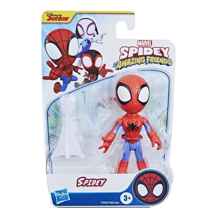 Figurine Spidey de 10 cm inclut 1 accessoire pour enfants a partir de 3 ans Marvel Spidey and His Amazing Friends