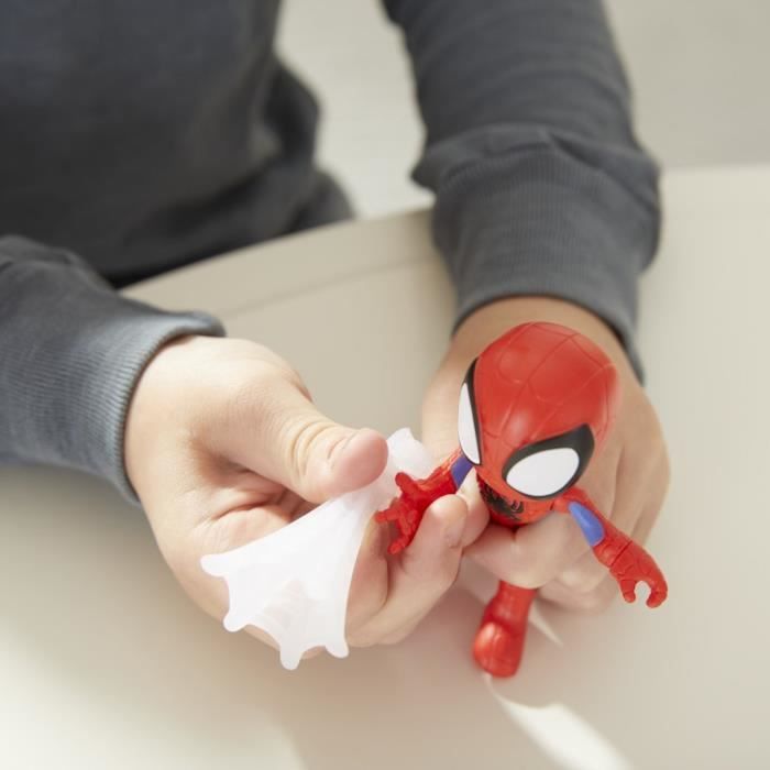 Figurine Spidey de 10 cm inclut 1 accessoire pour enfants a partir de 3 ans Marvel Spidey and His Amazing Friends