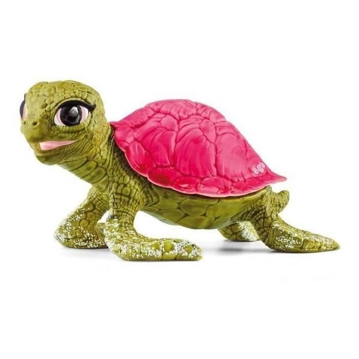 Figurine Tortue de Cristal - Figurine Schleich Tortue Mythique des Grands Fonds - Créature Marine pour Enfants