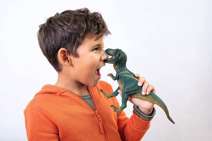 Figurine Tyrannosaure Rex vert avec détails réalistes pour enfants des 4 ans SCHLEICH 14587 Dinosaurs