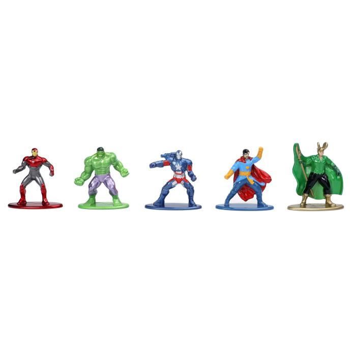 Figurines Marvel - SIMBA.DICKIE.GROUP - Coffret de 20 - Métal - 4cm