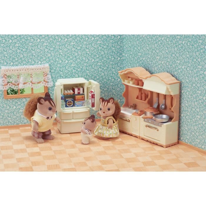 Figurines miniatures - SYLVANIAN FAMILIES - 5341 - La cuisine aménagée