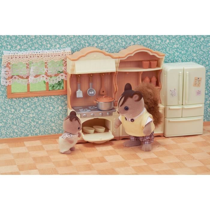 Figurines miniatures - SYLVANIAN FAMILIES - 5341 - La cuisine aménagée