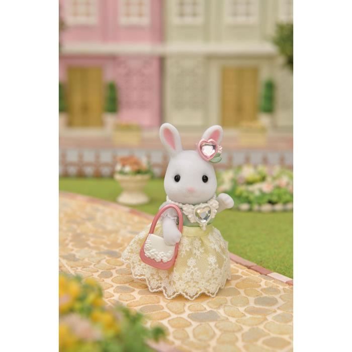 Figurines miniatures - SYLVANIAN FAMILIES - 5647 - La valisette de mode et grande soeur Lapin neige